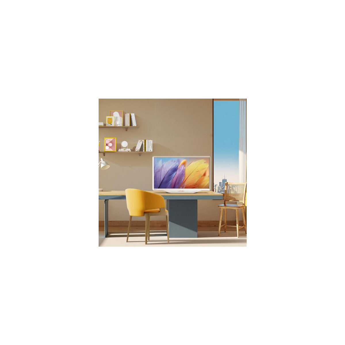 Hisense 43S5Q TV 109,2 cm (43 pollici) 4K Ultra HD Smart TV Wi-Fi Argento, Bianco