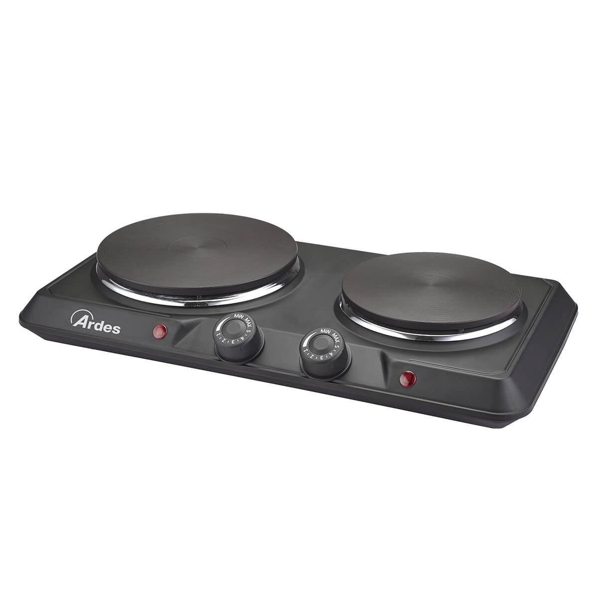 Ardes ARFOEL05 FOCUS DUO Fornello elettrico Duo 15 e 18 cm Nero