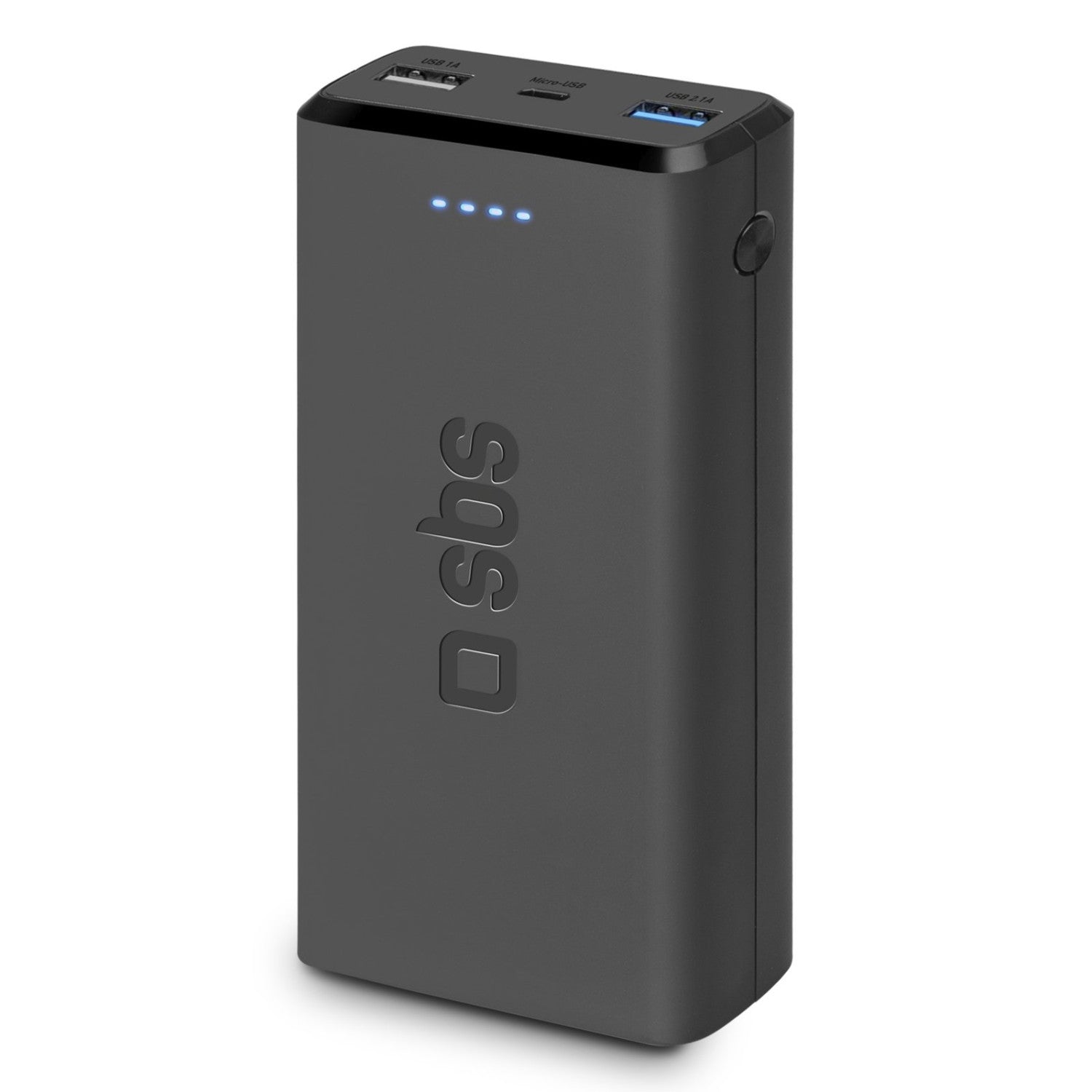 SBS Power bank 20.000 mAh extra slim con porta USB 2.1A Intelligent Charge IC
