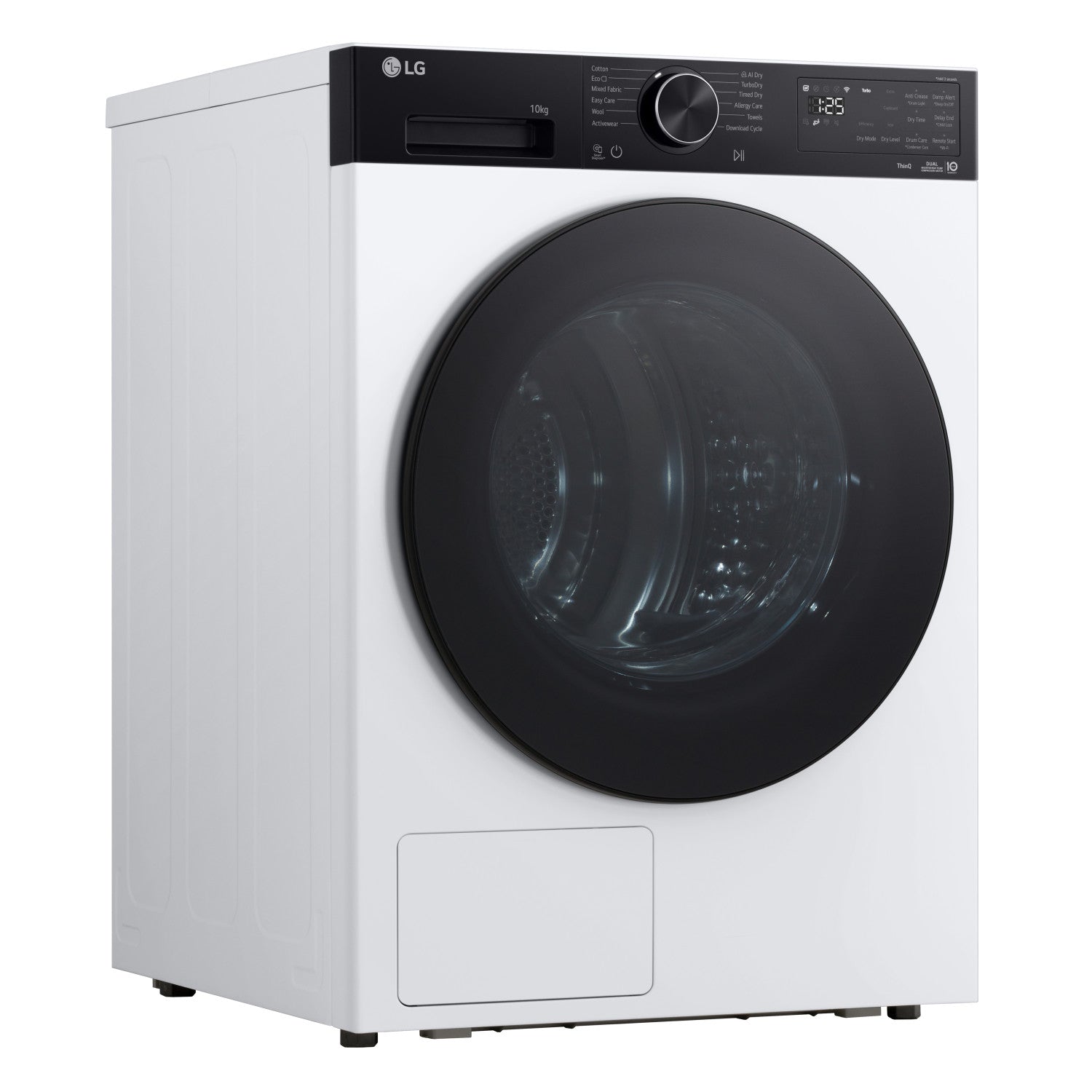 LG RNX5009TKB Asciugatrice Intelligente AI Dry 9 kg Classe B Bianco/Nero