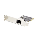 StarTech.com Scheda di rete PCIe Gigabit a 1 porta, scheda NIC a basso profilo, adattatore di rete LAN PCI Express 10/100/1000Mbps, Realtek RTL8111H, Windows e Linux, conforme a TAA