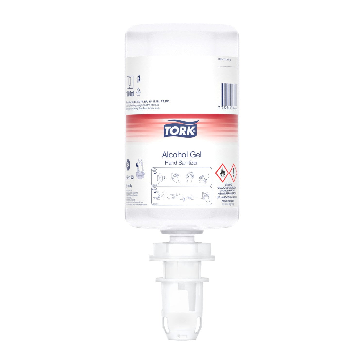 Tork 42 41 03 Igienizzante per mani 1000 ml Bottiglia Gel