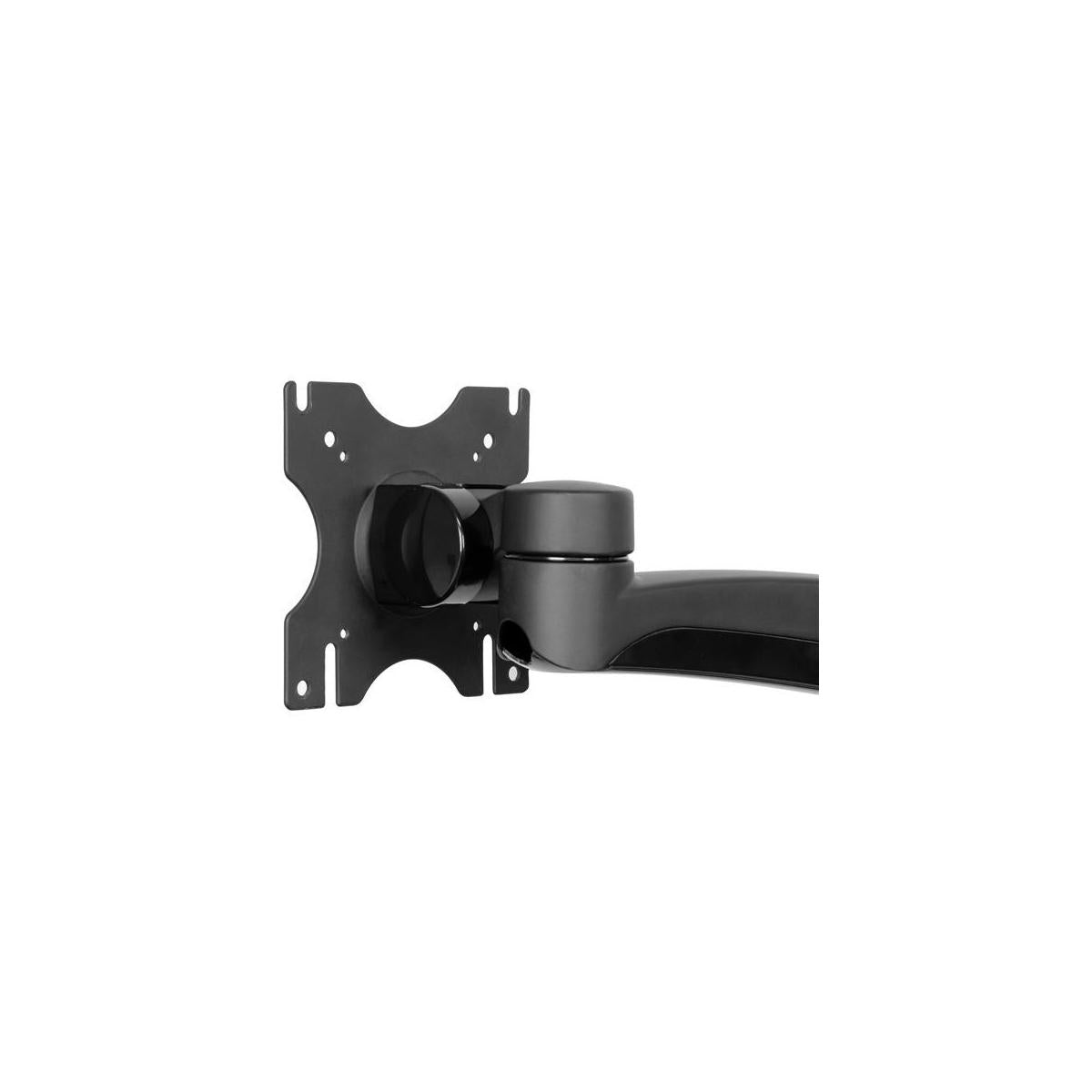 StarTech.com ARMDUAL supporto da tavolo per Tv a schermo piatto 61 cm (24") Nero Scrivania