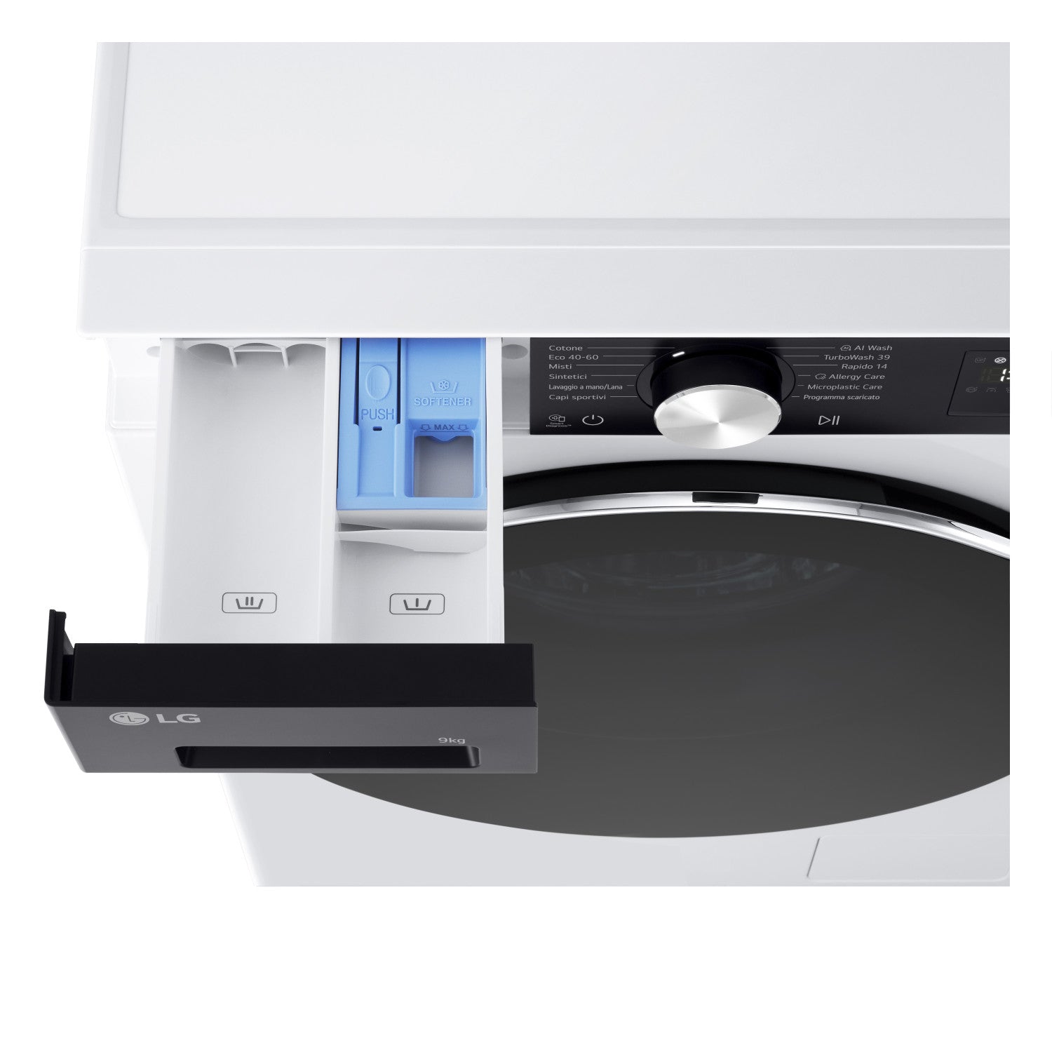 LG F2NX50S9TKC lavatrice Caricamento frontale 9 kg 1200 Giri/min Bianco