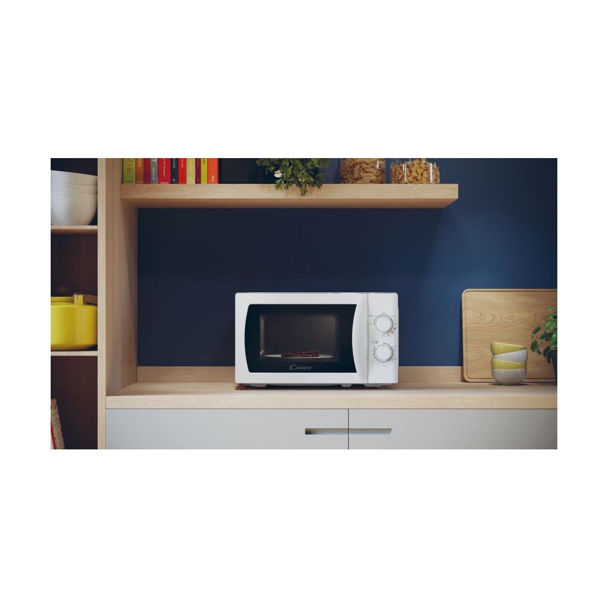 Candy Idea CMG20SMW Forno a Microonde Superficie Piana con Grill 20 L 700 W Bianco