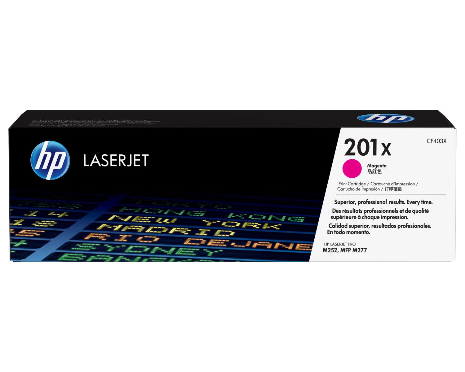 HP Cartuccia Toner Originale Magenta ad Alta Capacita' LaserJet 201X