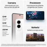 Samsung Galaxy S25 Edge, Smartphone AI, Display 6.7pollici QHD Dynamic AMOLED 2X, Fotocamera 200MP, RAM 12GB, 256GB, 3.900 mAh, Titanium Jetblack