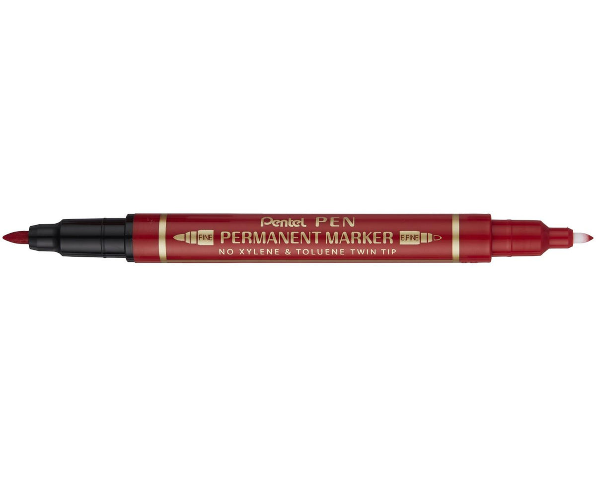 Pentel N75W-BE marcatore permanente Combinata Rosso 1 pz