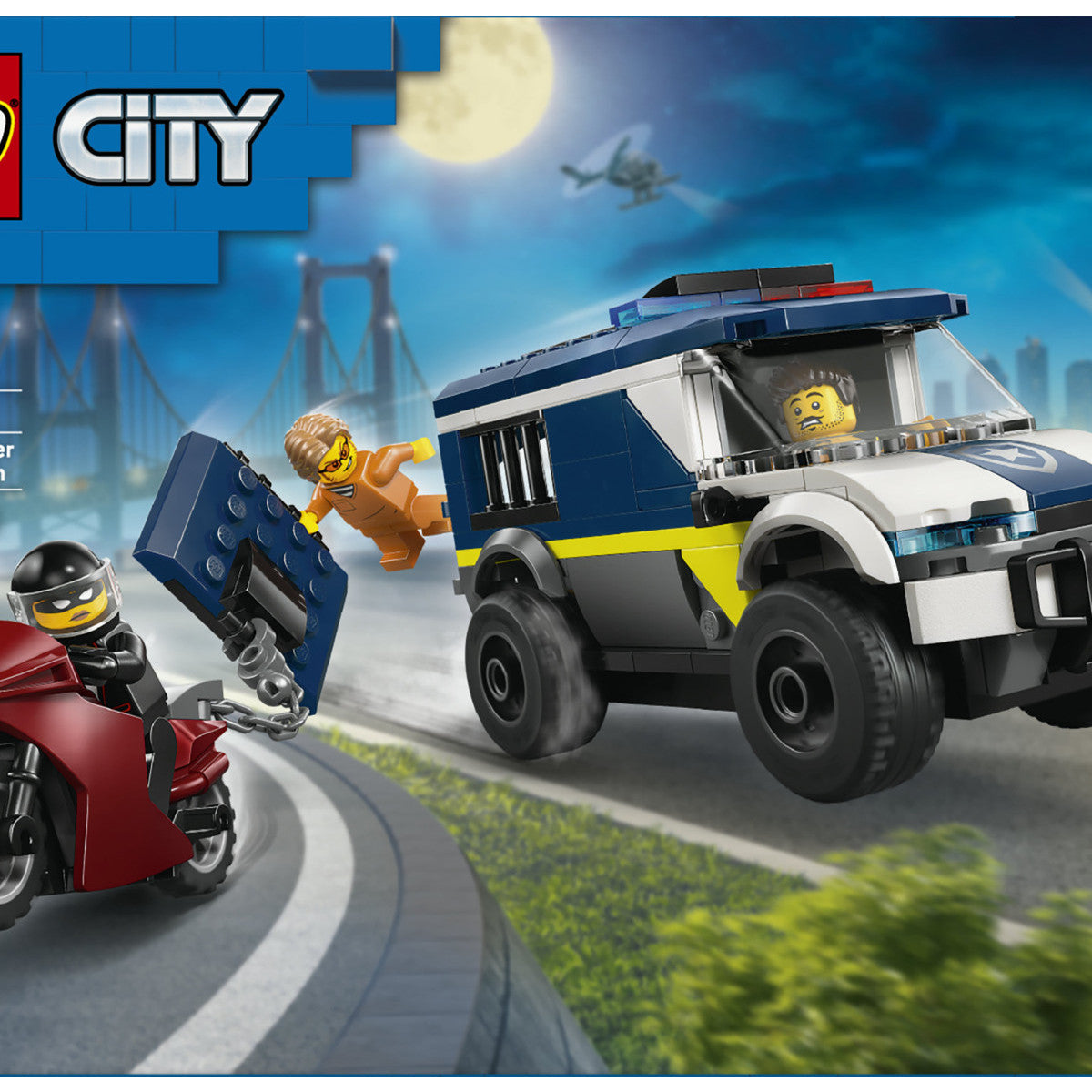 LEGO City Cellulare della Polizia 60479 Set da Costruzione 198 Pezzi 3 Minifigure 6 Anni