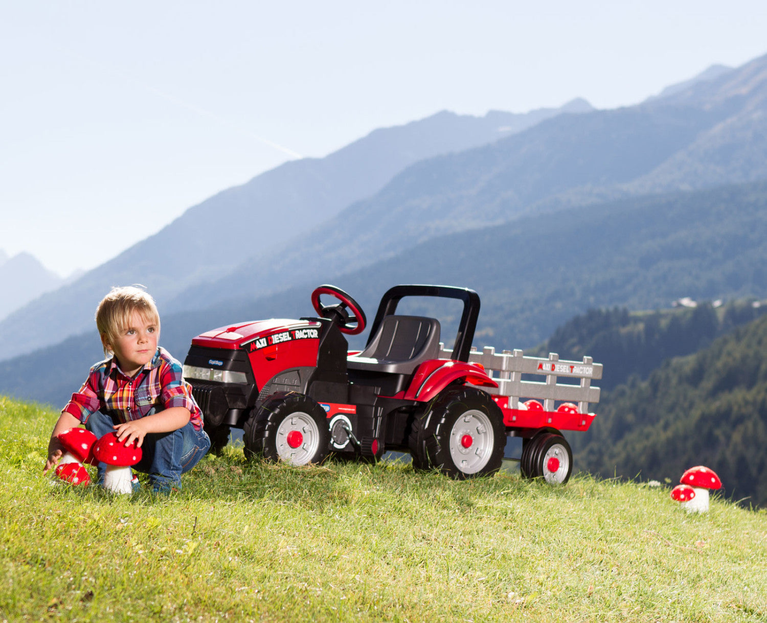 Peg Perego Maxi Diesel Tractor Trattore cavalcabile