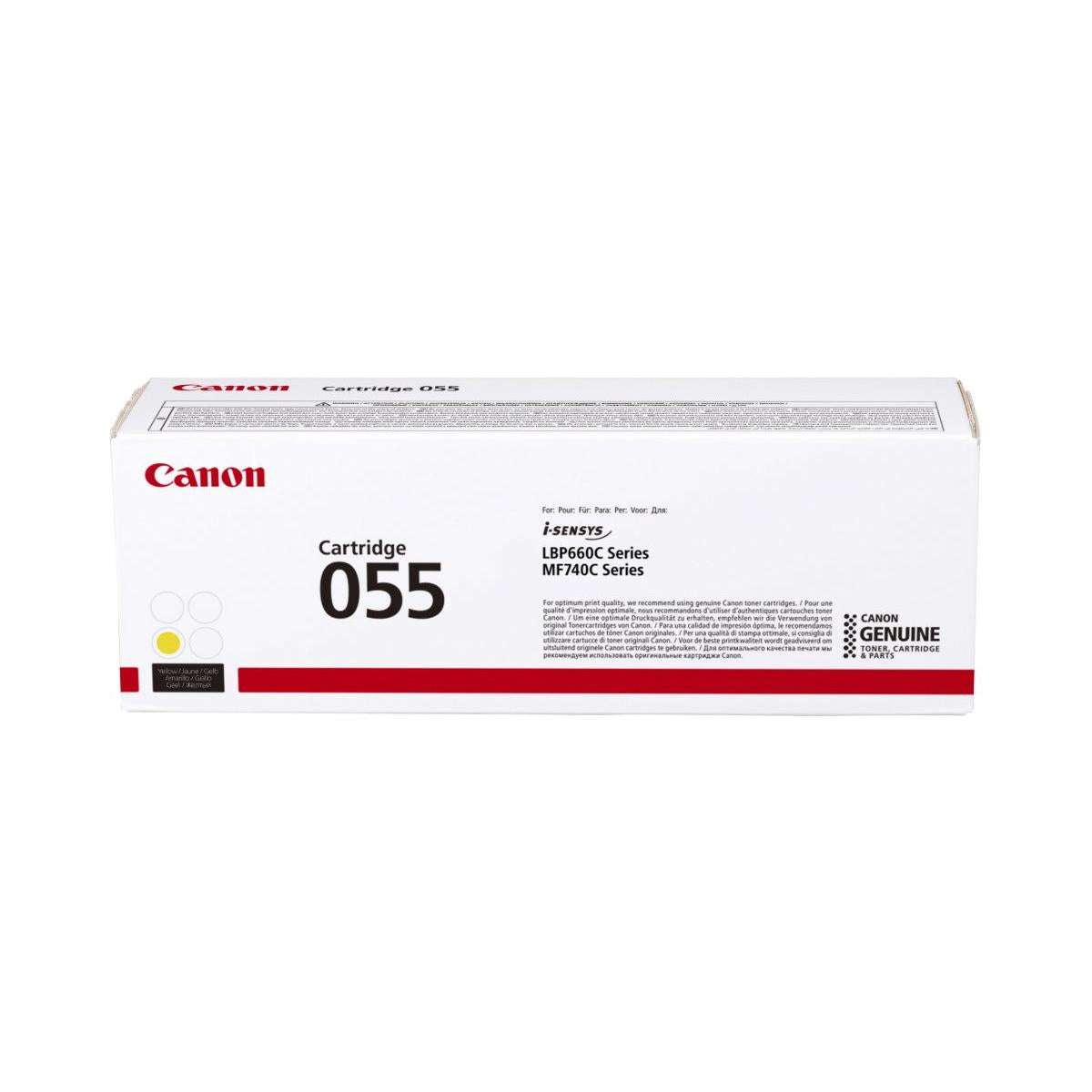 Canon 055 cartuccia toner 1 pz Originale Giallo