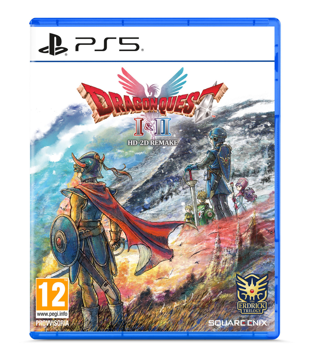 Square Enix Dragon Quest I II HD-2D Remake PS5 Cinese semplificato, Tedesca, Inglese, ESP, Francese, ITA, Giapponese PlayStation 5