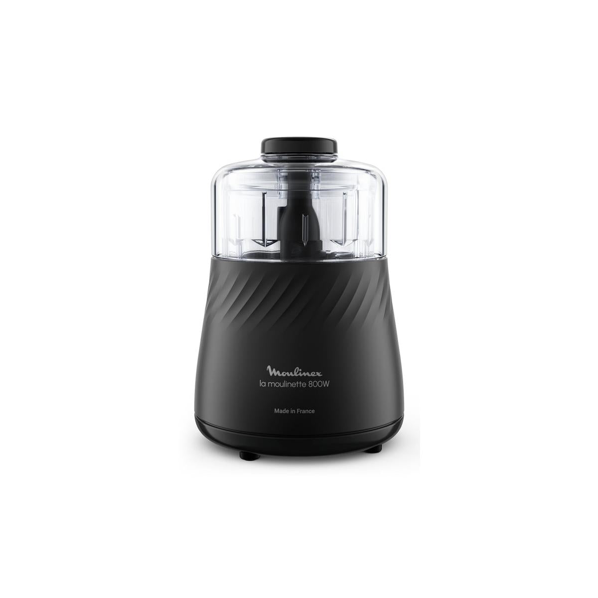 Moulinex DP710810 tritaverdure elettrico 0,5 L 800 W Nero, Trasparente