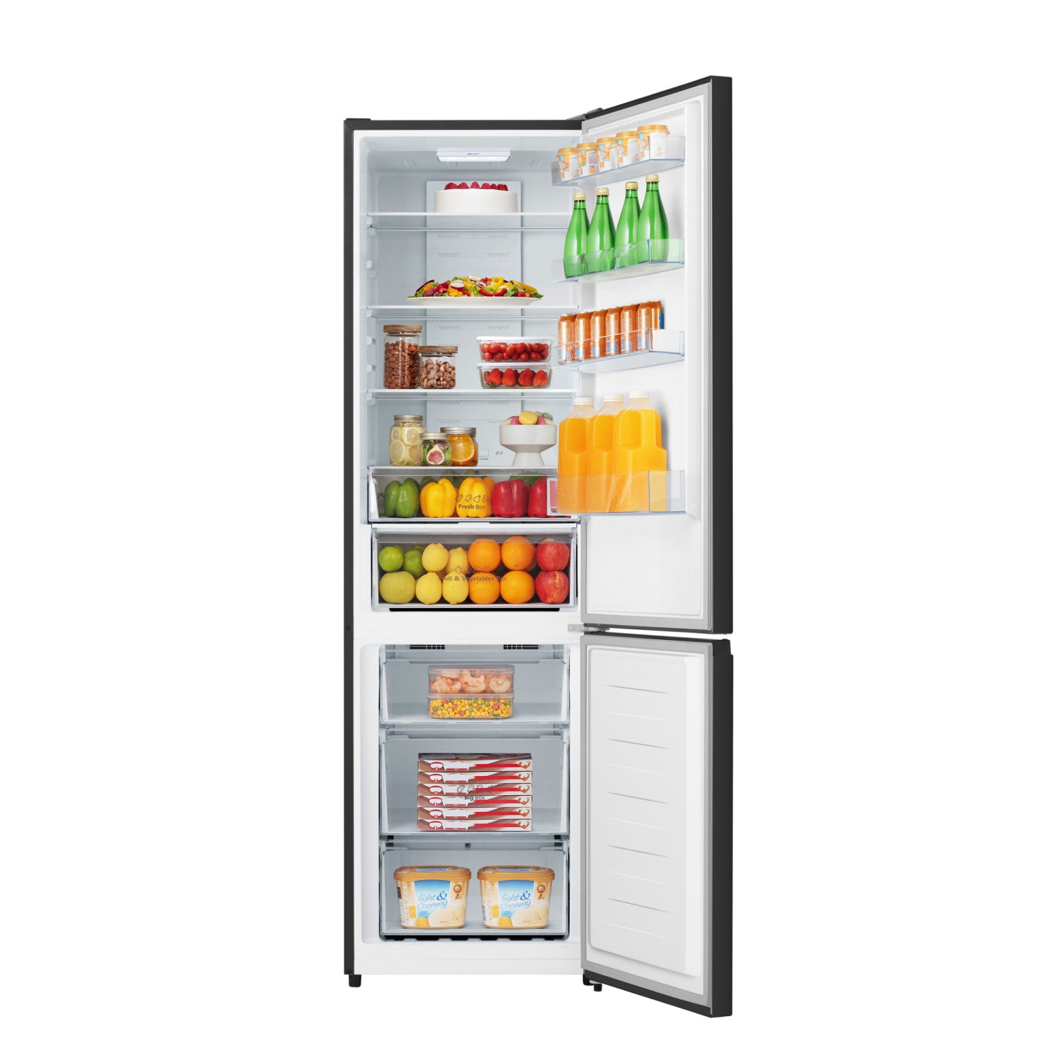 Hisense RB440N4AFE frigorifero con congelatore Libera installazione 336 L Nero Venduto come Grado C 6921727073006