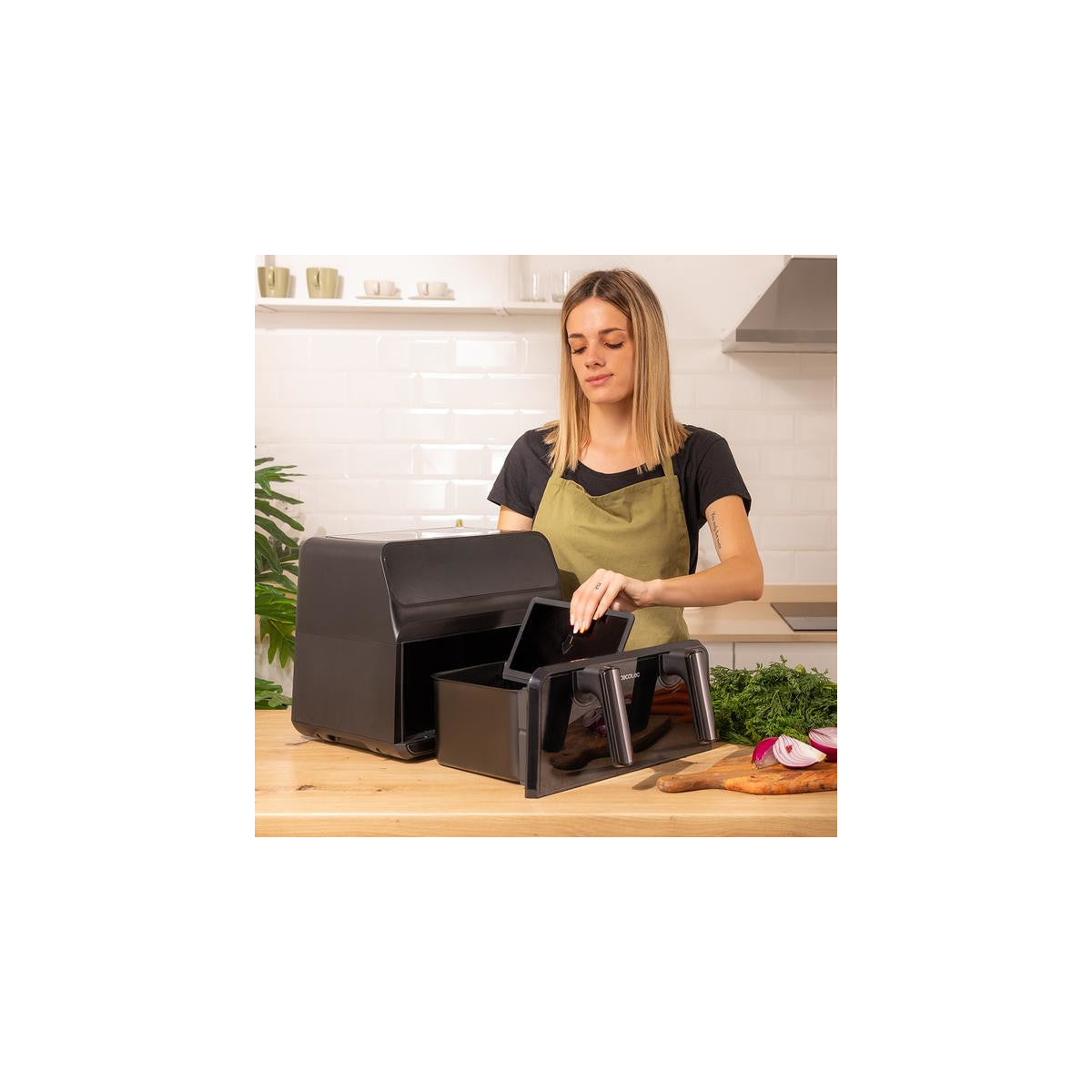 Cecotec 04986 friggitrice Singolo 9 L Indipendente 2850 W Friggitrice ad aria calda Nero