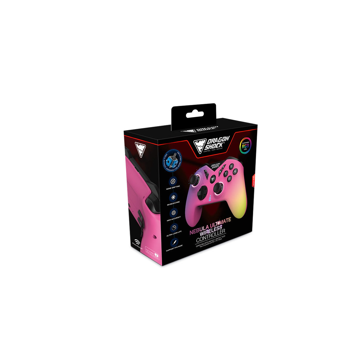 Dragonshock Nebula Ultimate Multicolore Bluetooth Gamepad Nintendo Switch