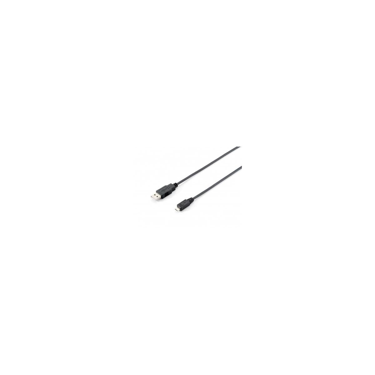 Equip 128594 cavo USB USB 2.0 1 m USB A Micro-USB B Nero