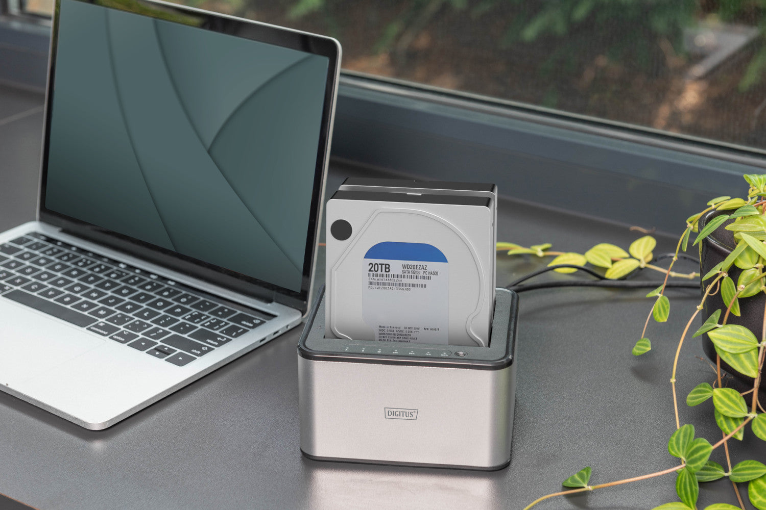 Digitus USB 3.0 dual SATA HDD docking station 2,5 pollici/ 3,5