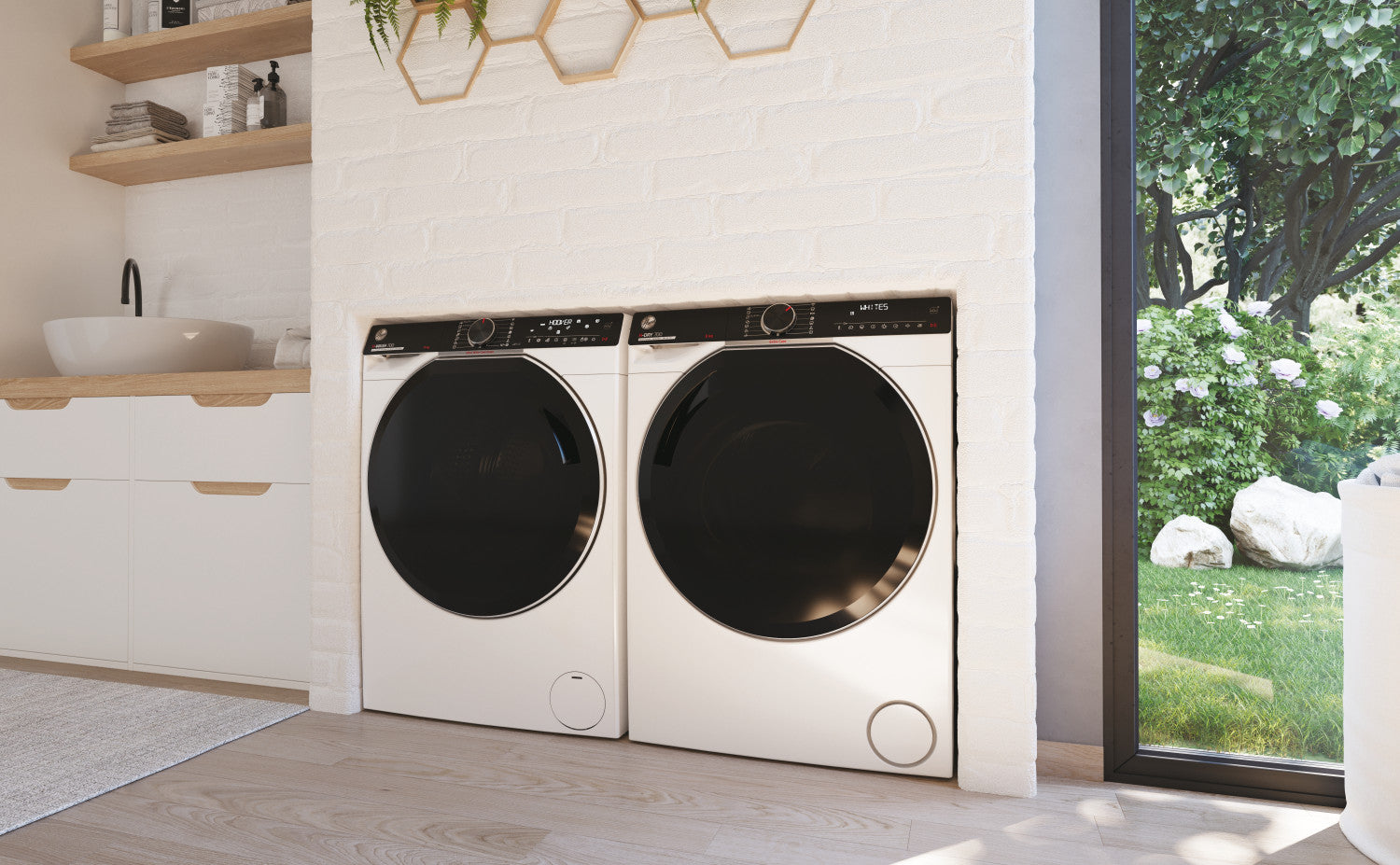 Hoover H-DRY 700 HDY7 H9A3BCEX-S asciugatrice Libera installazione Caricamento frontale 9 kg Bianco