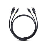 StarTech.com Cavo KVM DisplayPort e USB 5Gbps da 3m, Cavo Combinato DP 1.2 4K 60Hz e USB-A 3.0 per Switch KVM