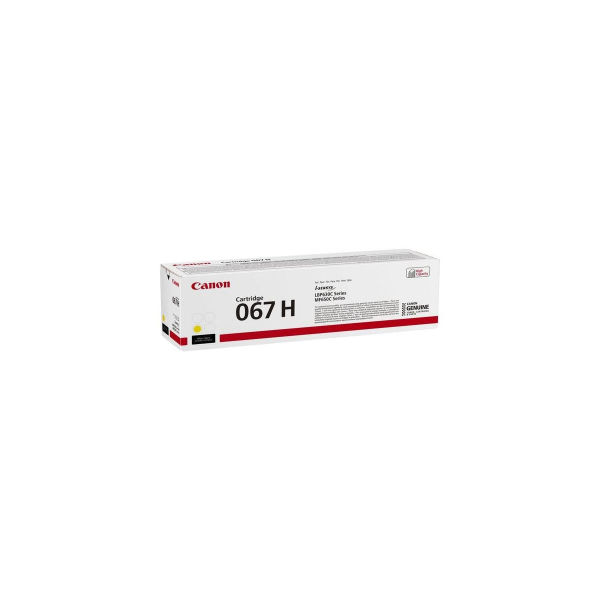 Canon 067H cartuccia toner 1 pz Originale Giallo