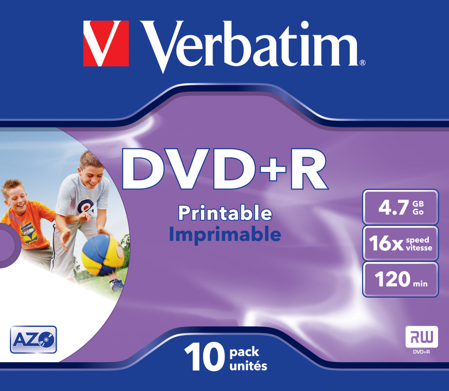 Verbatim 43508 DVD vergine 4,7 GB DVD R 10 pz