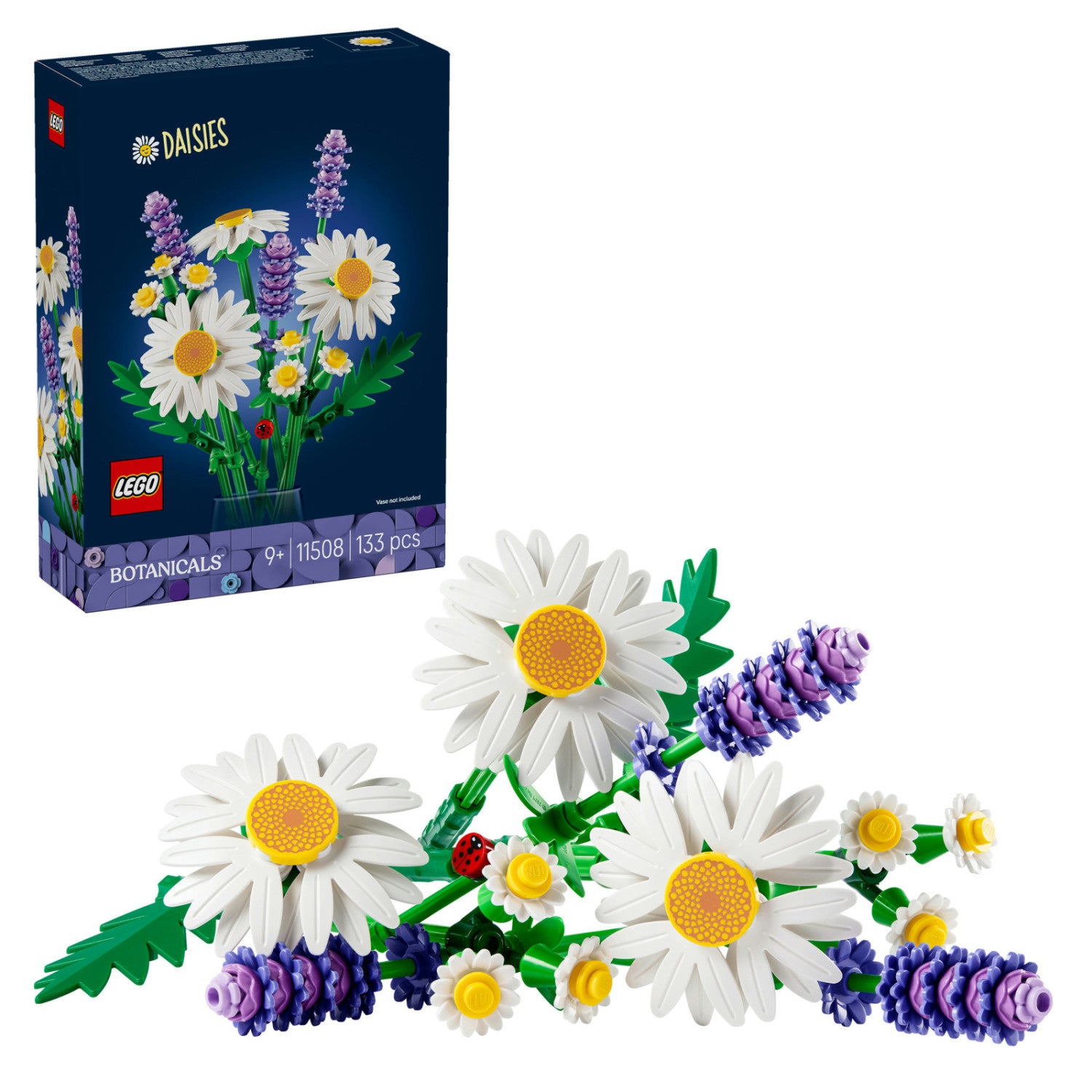 LEGO Botanicals 11508 Margherite Set da Costruzione 133 Pezzi 9 Anni