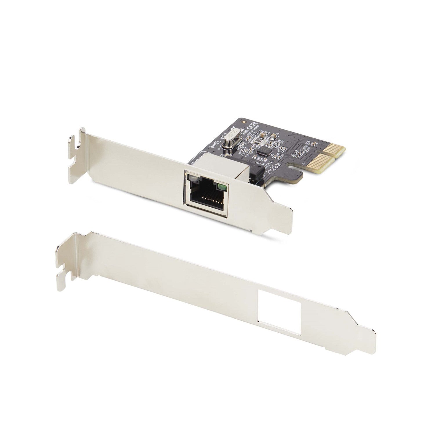 StarTech.com Scheda di rete PCIe Gigabit a 1 porta, scheda NIC a basso profilo, adattatore di rete LAN PCI Express 10/100/1000Mbps, Realtek RTL8111H, Windows e Linux, conforme a TAA