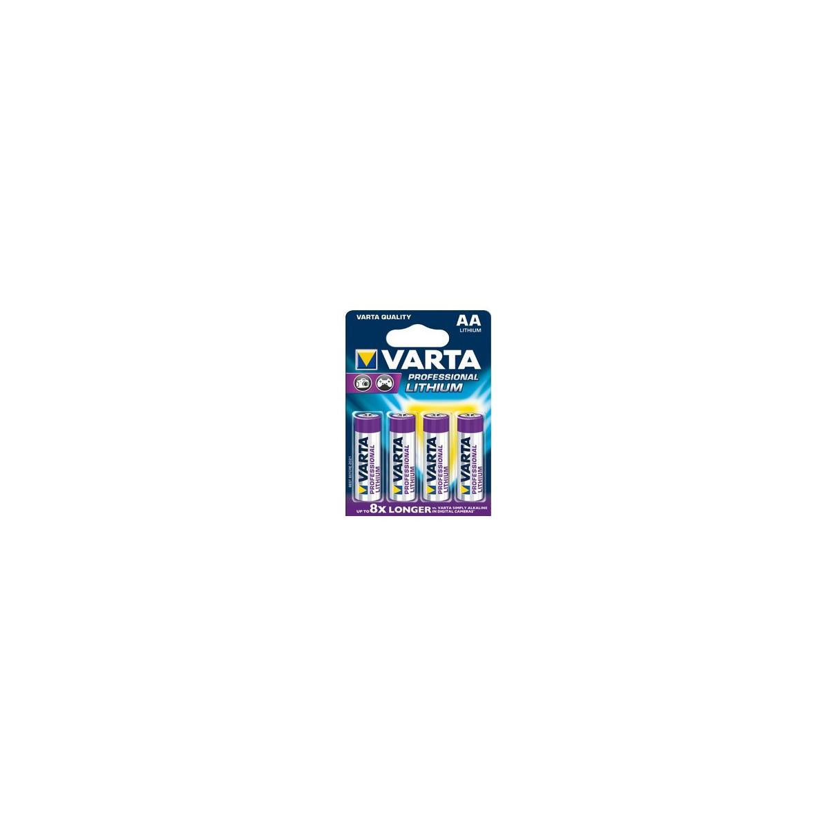 Varta 4x AA Lithium Batteria monouso Stilo AA Litio