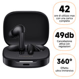 Xiaomi Redmi Buds 6- Night Black Auricolari microfono bluetooth