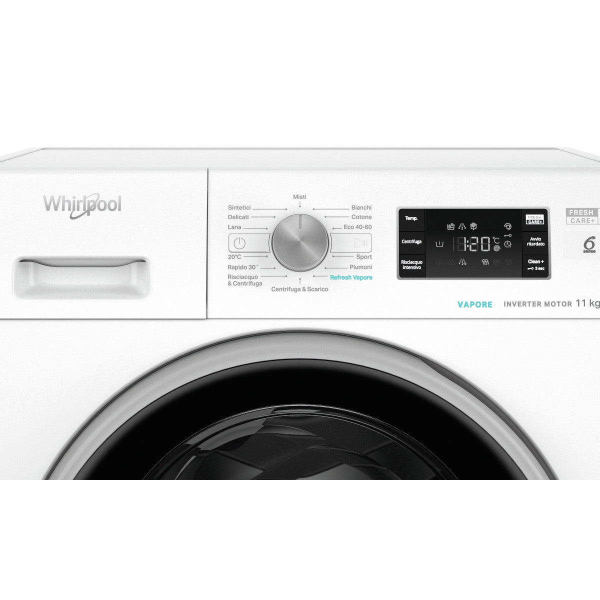 Whirlpool FFB 1148 BSV IT lavatrice Caricamento frontale 11 kg 1400 Giri/min Bianco