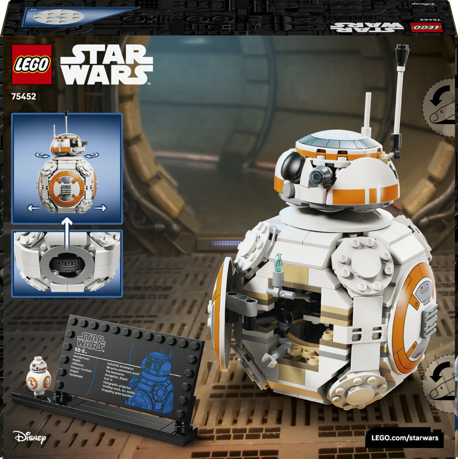 LEGO Star Wars Droide Astromeccanico BB-8 75452 - 569 Pezzi
