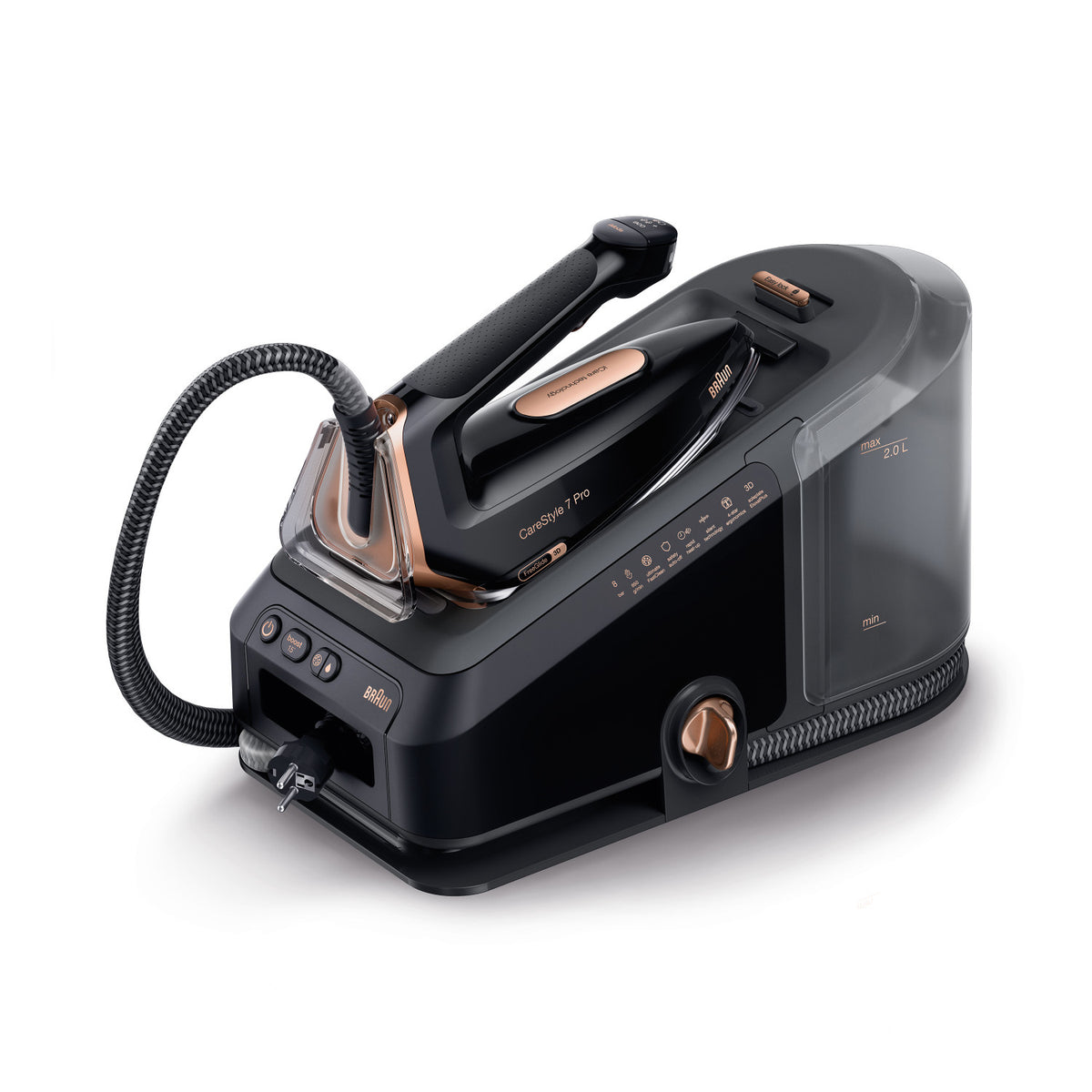 Braun IS7286 BK CareStyle 7 Pro stazione stiratura a vapore ferro da stiro a vapore Nero