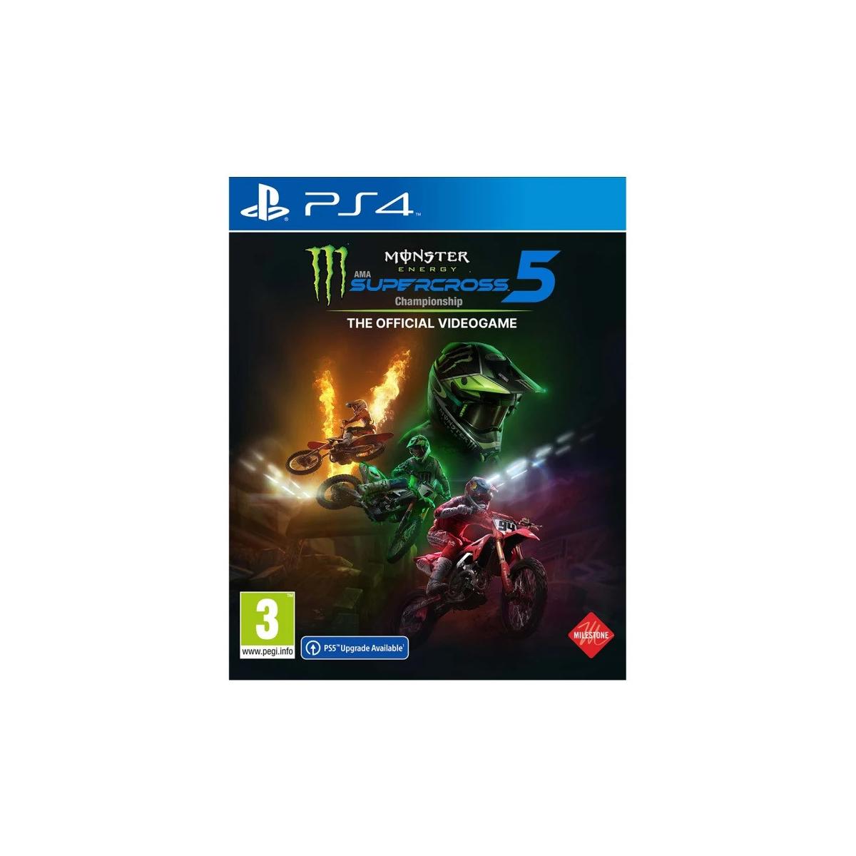 Milestone Monster Energy Supercross 5 Standard Inglese ESP ITA Francese Tedesca POR-BRA PlayStation 4