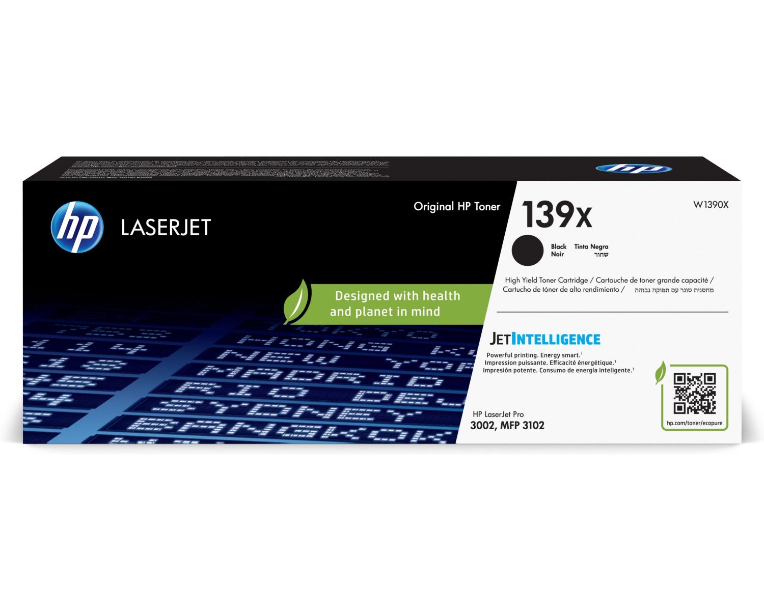 HP LaserJet Cartuccia Toner Nero Originale 139X ad Alta Capacita'