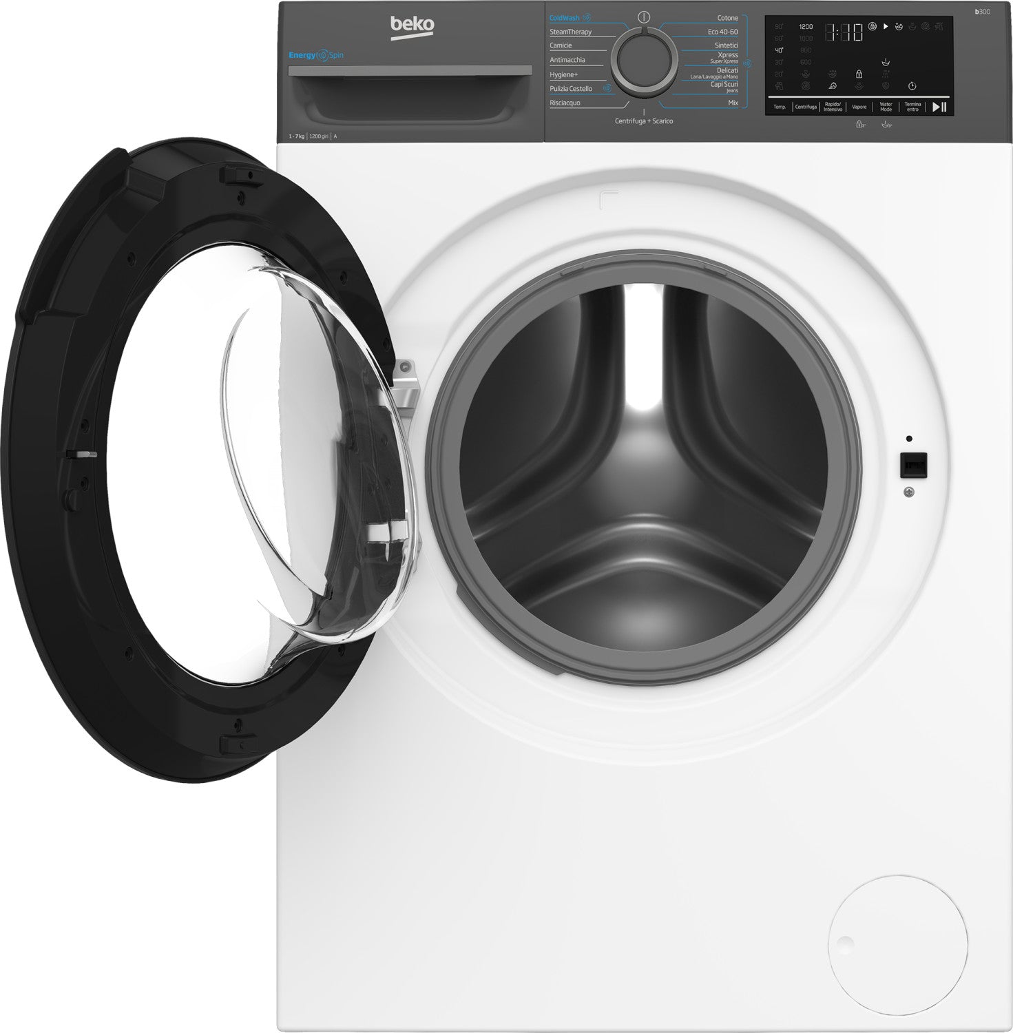 Beko b300 BMEUWSU4721A Lavatrice EnergySpin 7Kg Slim Classe A 1200 giri