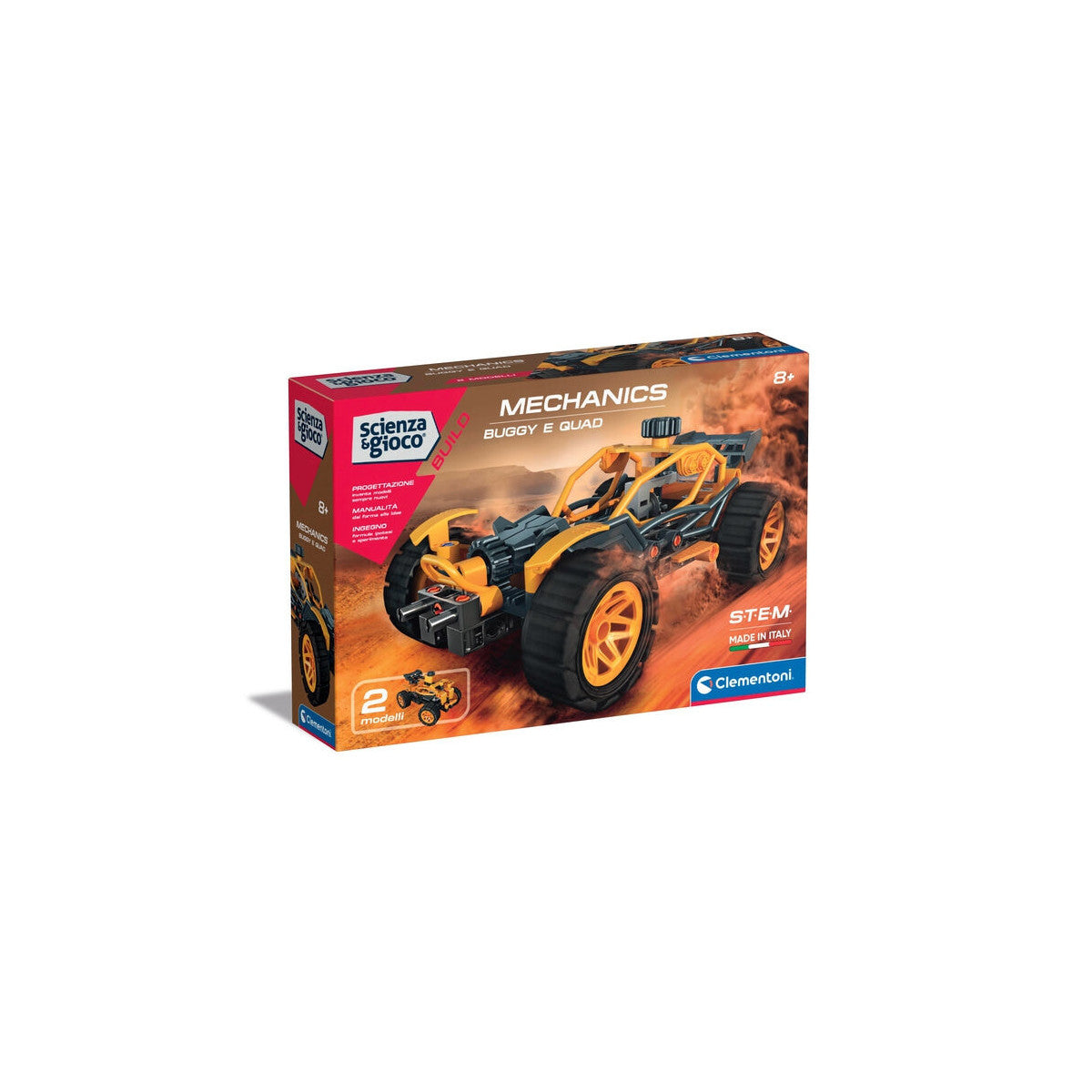 Clementoni Buggy E Quad - Kit Di Costruzione Scientifica Per Bambini 8 Anni