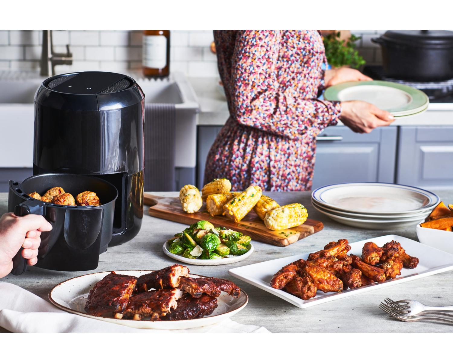 Friggitrice ad Aria Moulinex EasyFry Compact Precision EZ301 1030 W 1.5 L Nero