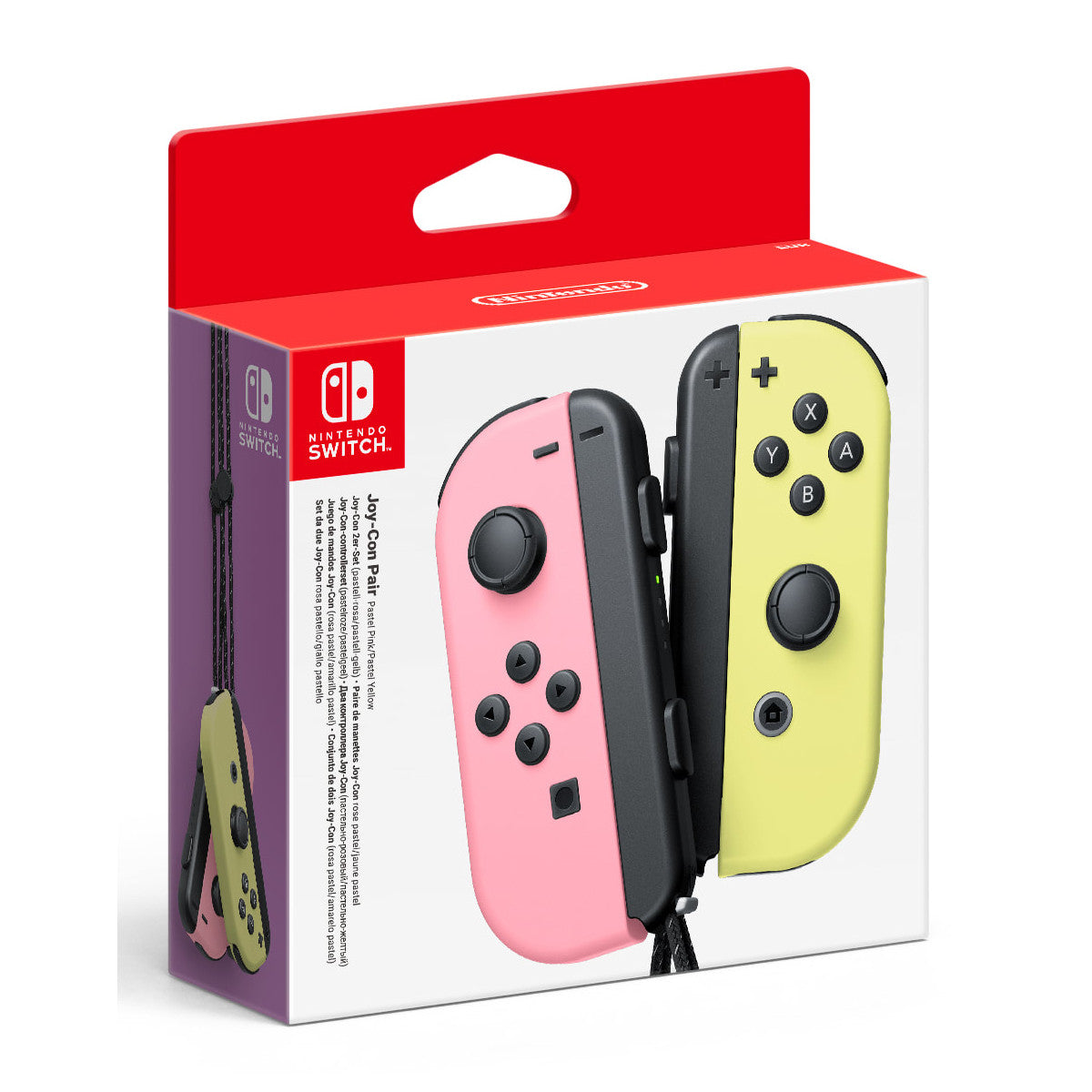 Nintendo Switch - Set da due Joy-Con Rosa Pastello/Giallo pastello Venduto come Grado A 0045496431686