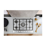 Whirlpool GMR 7522/IXL Piano Cottura Acciaio Da Incasso Gas 5 Fornelli