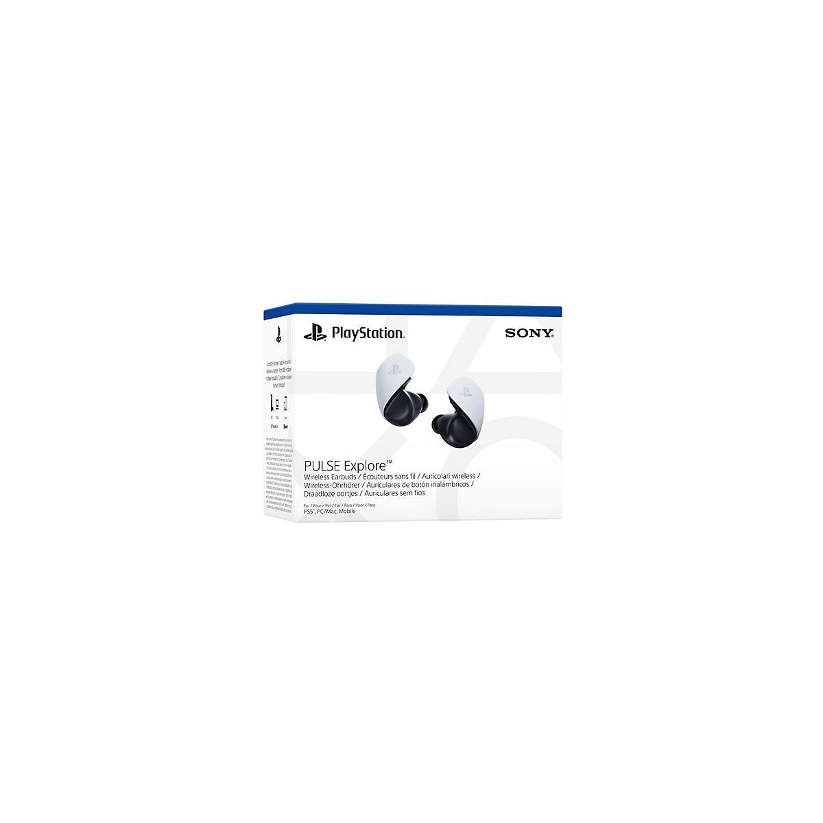 Sony 1000039786 Auricolari Pulse Explorer Per PS5 Bianco e Nero
