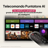 LG NanoCell AI 55NANO81A6A TV Serie NANO81 55 pollici 4K, α7 Gen8, HDR10, 20W, 3 HDMI con Game Optimizer, Smart TV WebOS 25