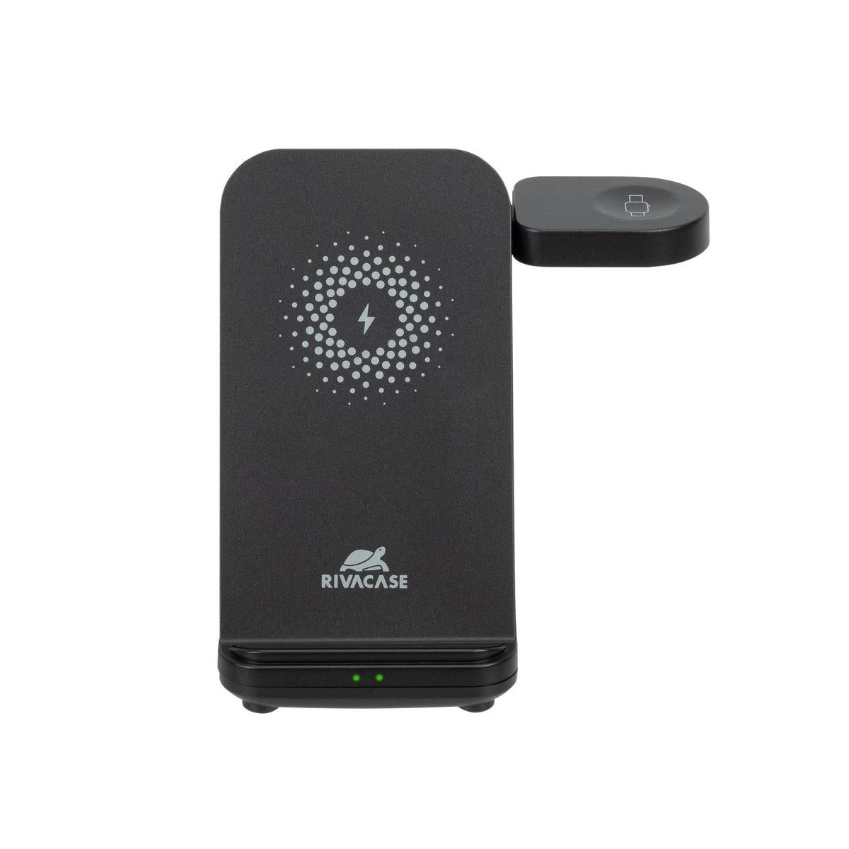 Rivacase VA4916 Caricabatterie per dispositivi mobili Orologio intelligente, Auricolare, Smartphone Nero USB Carica wireless Interno
