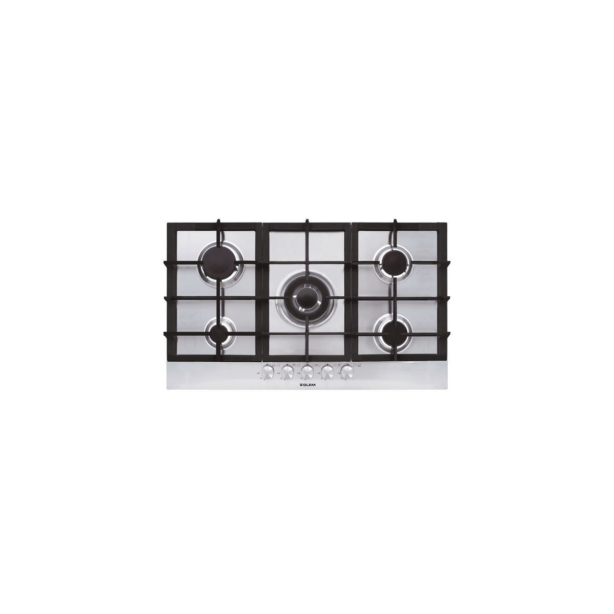Glem Gas GT955HIX piano cottura Acciaio inox Da incasso 90 cm 5 Fornelli