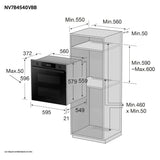 Samsung NV7B4540VBB Forno ad Incasso Dualck Flex Vapore 76 L Classe A Nero