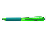Pentel Feel-it WOW Verde Penna a sfera retrattile a clip 12 pz