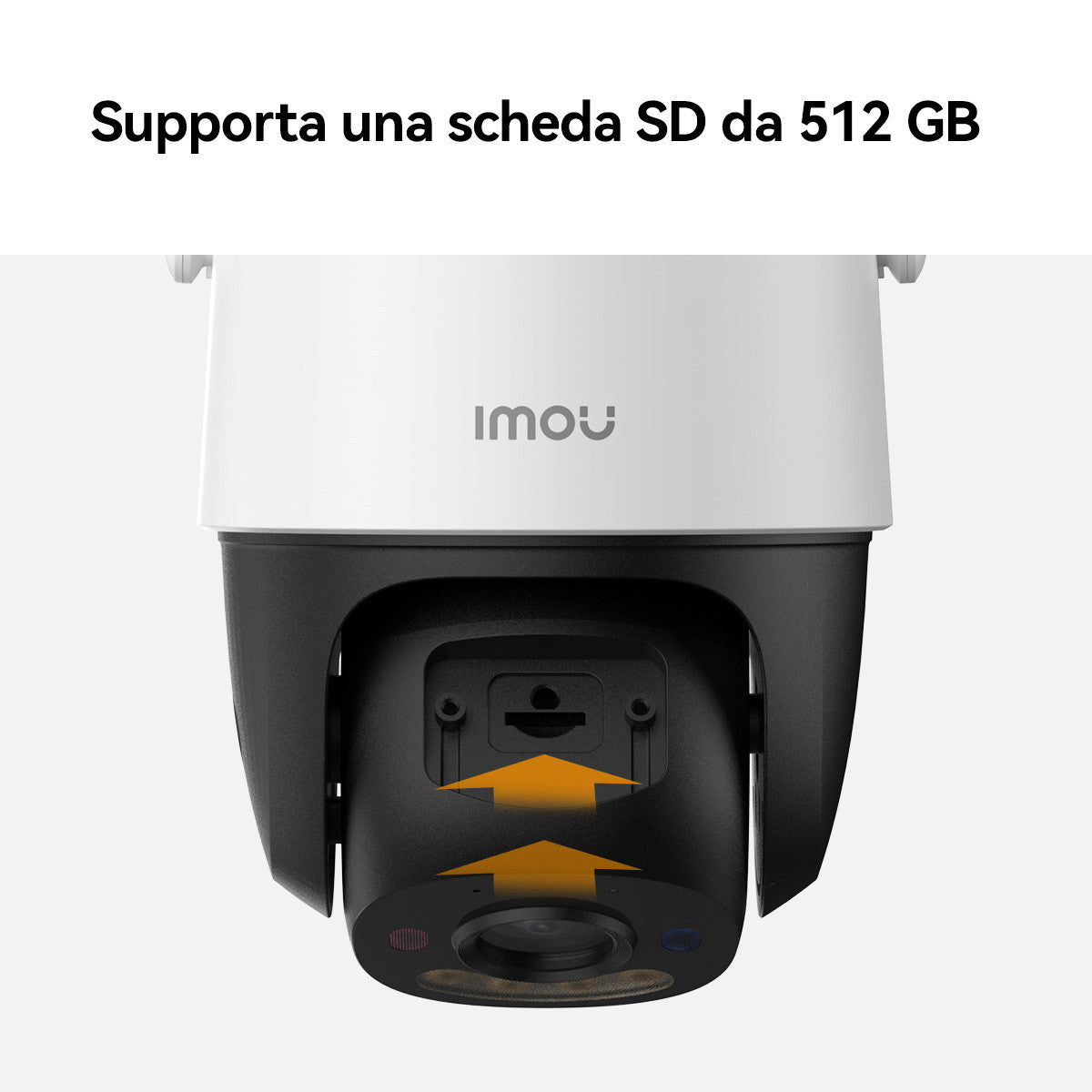 Imou Cruiser SC 4G 2K (3MP) - Telecamera 4G da esterno Motorizzata 360gradi- Visione Notturna a Colori, IP66, Tracciamento Intelligente, Rilevamento Umano, Deterrenza attiva (Faretto, Luci Blue e Rosse e Sirena, Audio Bidirezionale