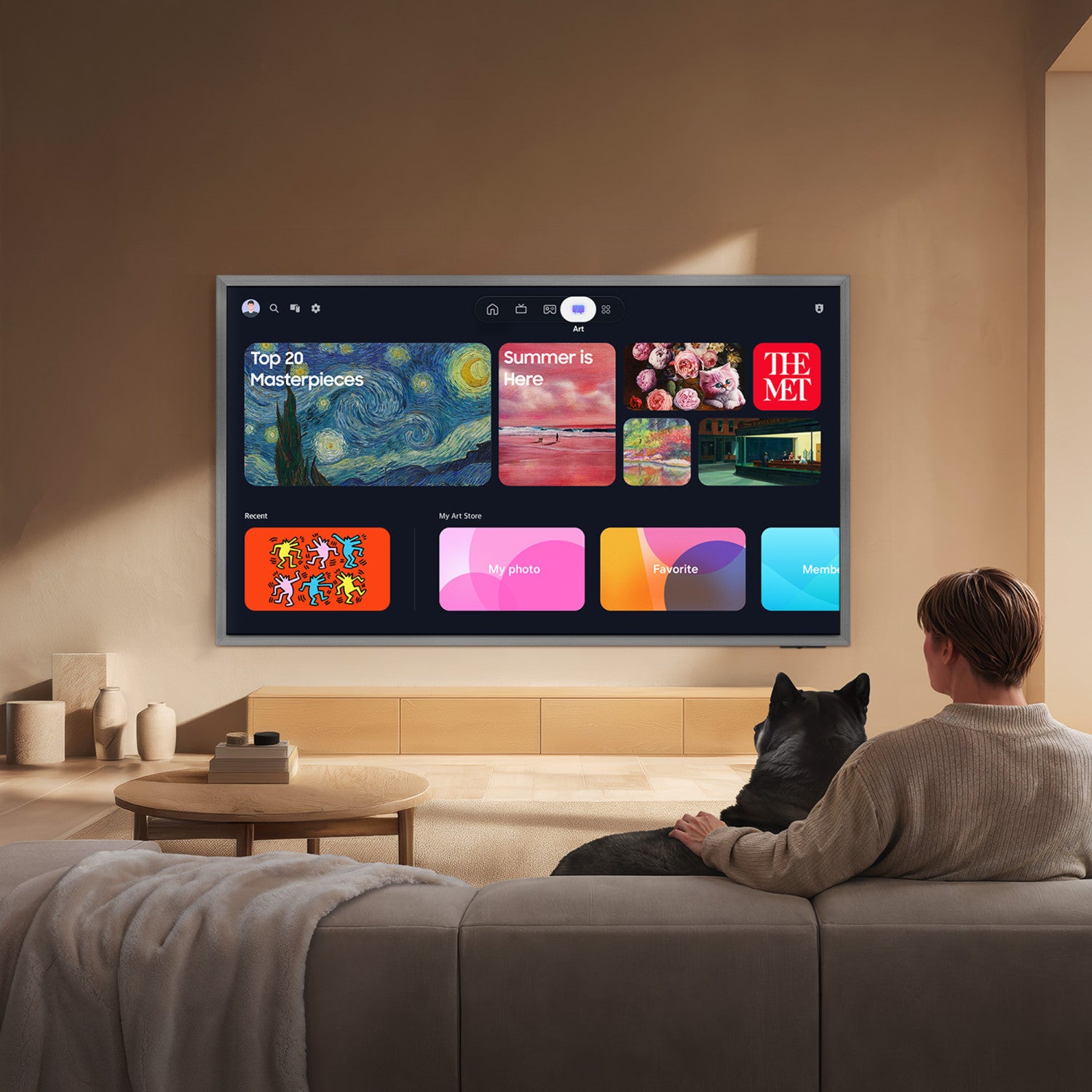 Samsung OLED AI TV 55POLLICI QE55S99HATXZT 4K, Processore NQ4 AI Gen3, 4K AI Upscaling Pro, Glare Free, OLED HDR Pro, Motion Xcelerator 165Hz, Dolby Atmos OTS , FloatLayer Design, Vision AI Smart TV, 2026