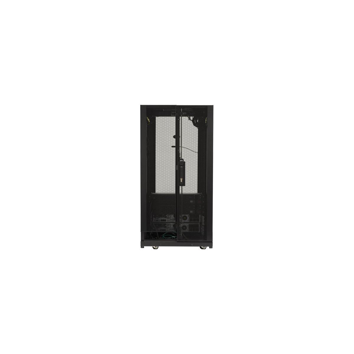 APC MDC24SX3KVAI Armadio di Distribuzione 24U Rack Indipendenti 3000 VA Nero