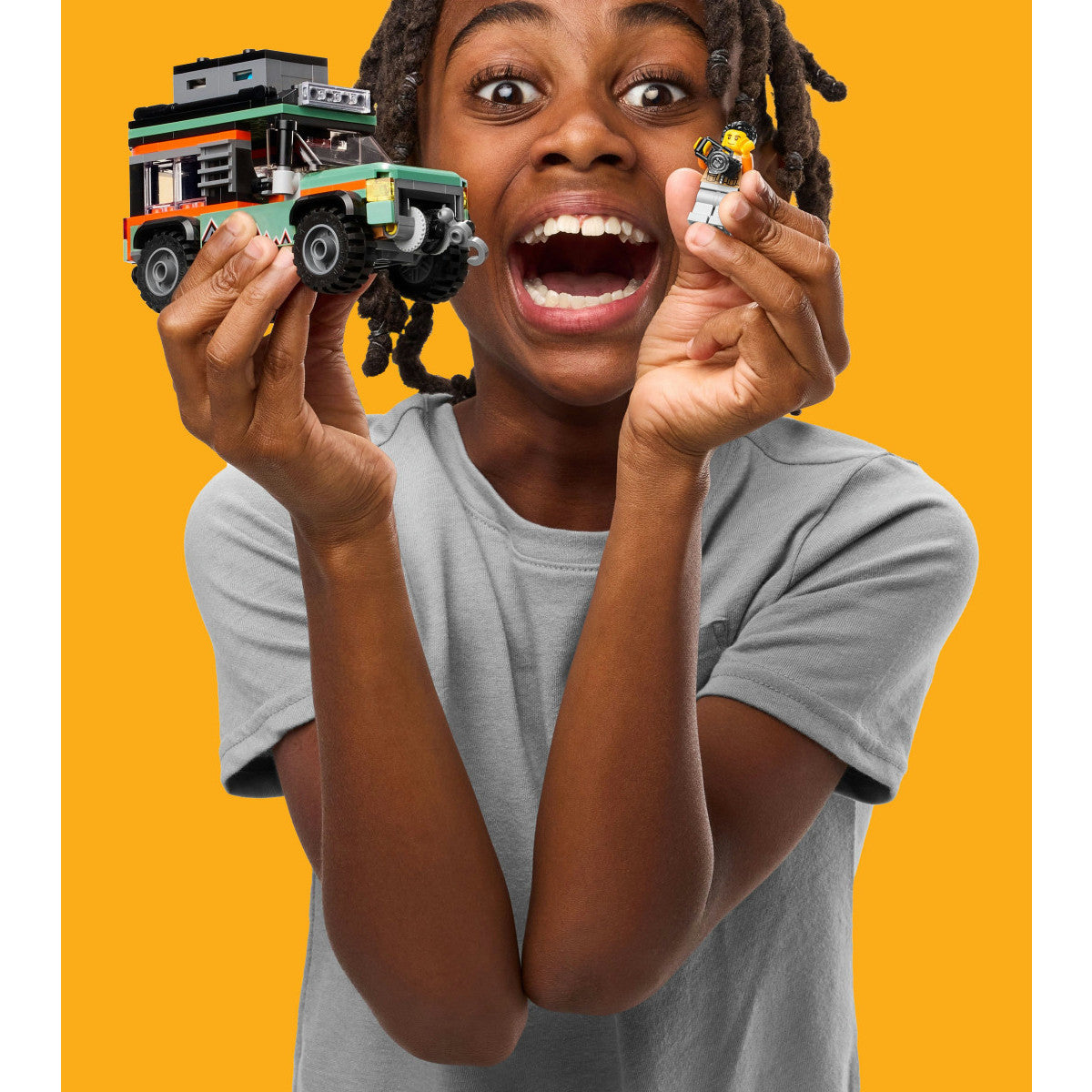 LEGO City Fuoristrada 4x4 di Montagna 60447 Set da Costruzione 6 Anni 221 Pezzi